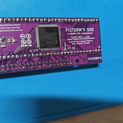 PistormX 500 DIP / Build Log, From SRAM Hunt to Burned Chips and Back (part 2)