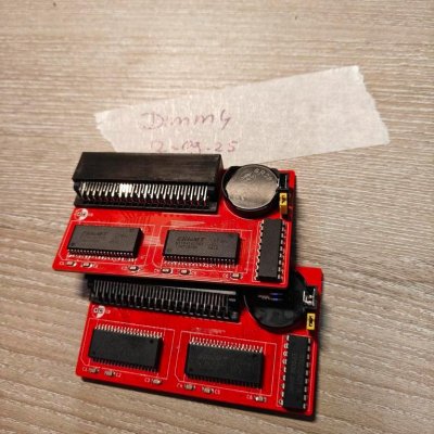 Amiga 600 - 1Mb Chip ram geheugen uitbreiding met klok